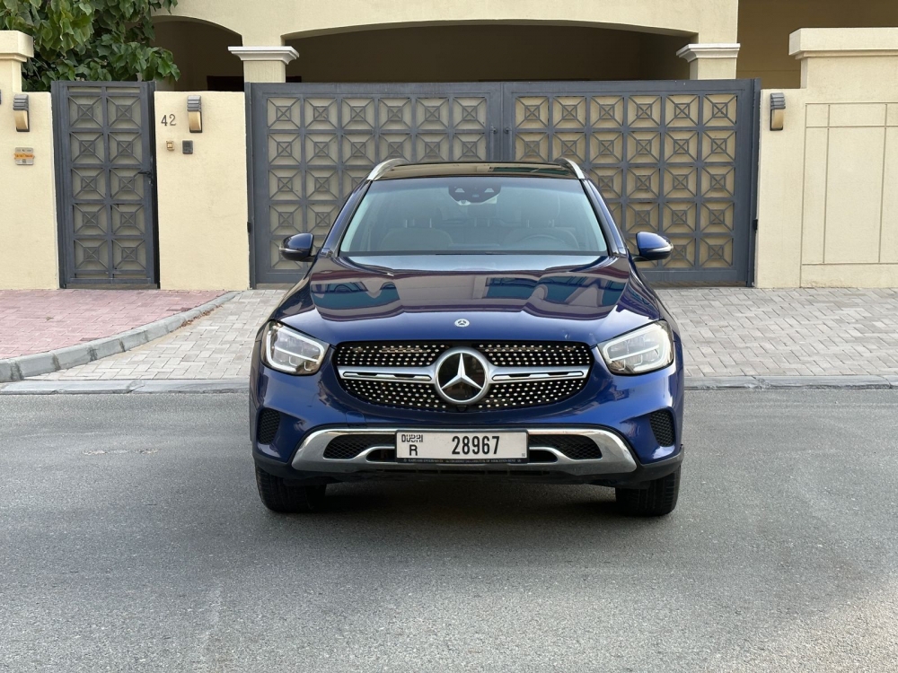 Blauw Mercedes-Benz GLC 300 2020