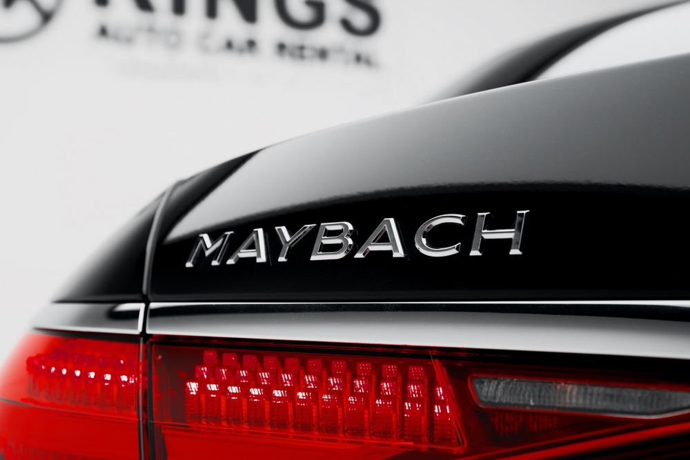 Siyah Mercedes Benz Maybach S580 2022
