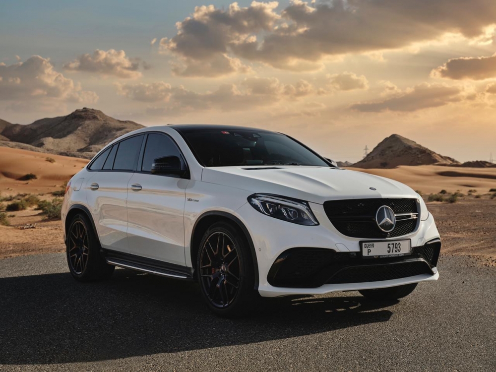 Grey Mercedes Benz AMG GLE 63 Coupe 2018
