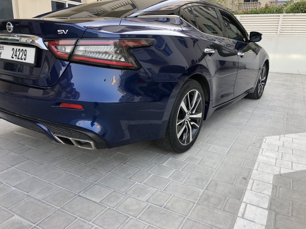 Blue Nissan Maxima 2020