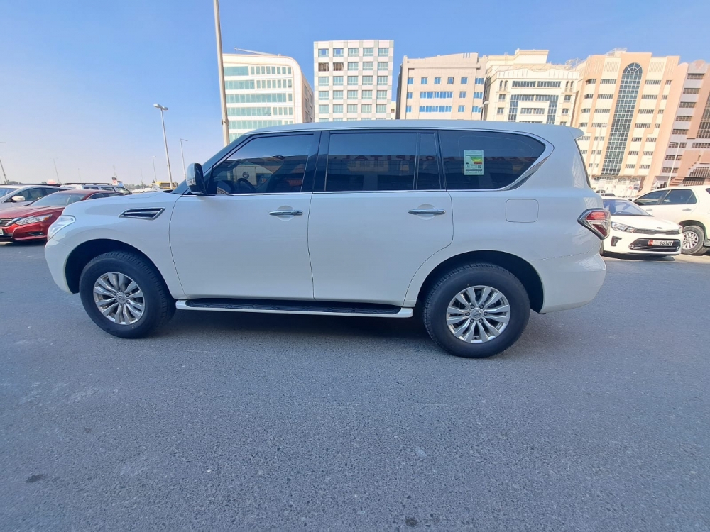 White Nissan Patrol 2019