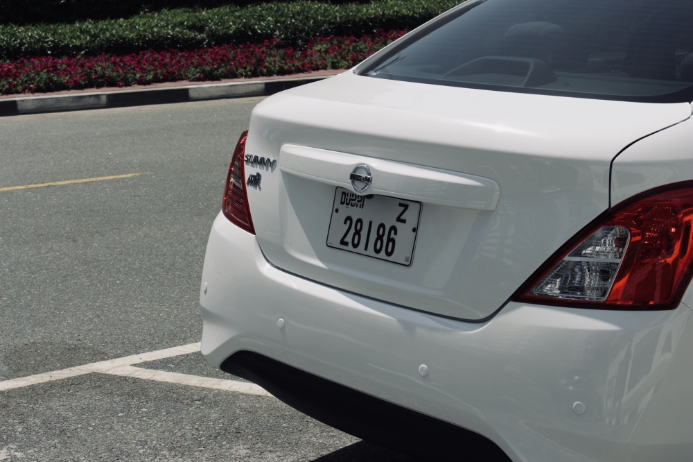 White Nissan Sunny 2024