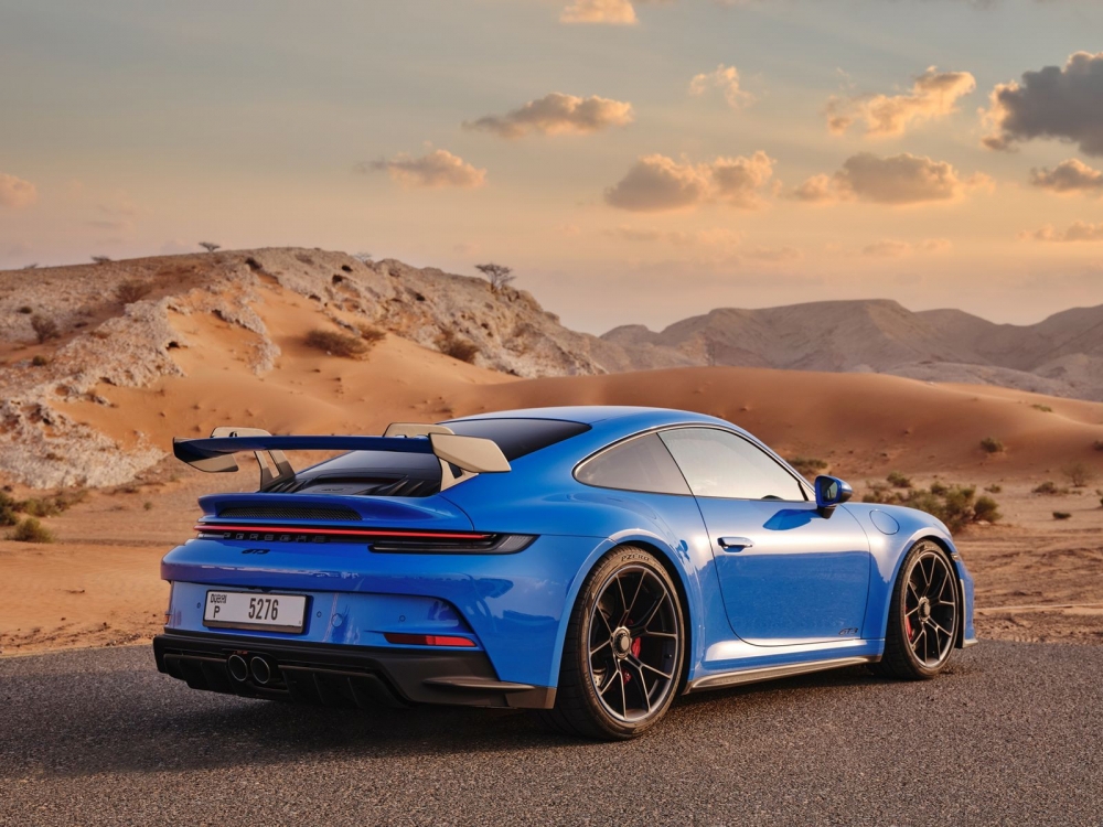 Bleu Porsche 911 GT3 2022