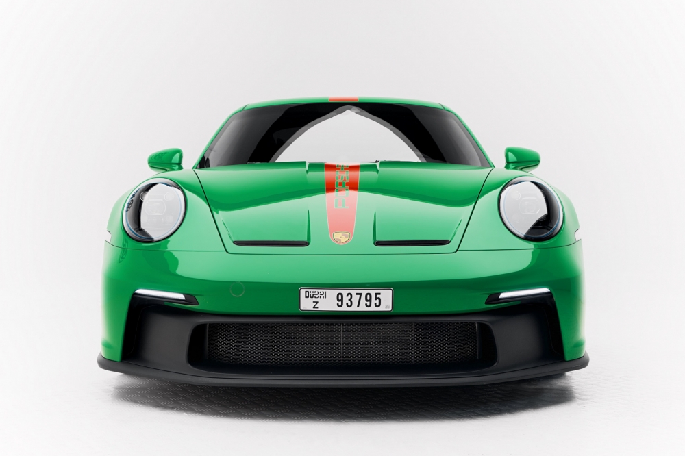 Grün Porsche 911 GT3 2022