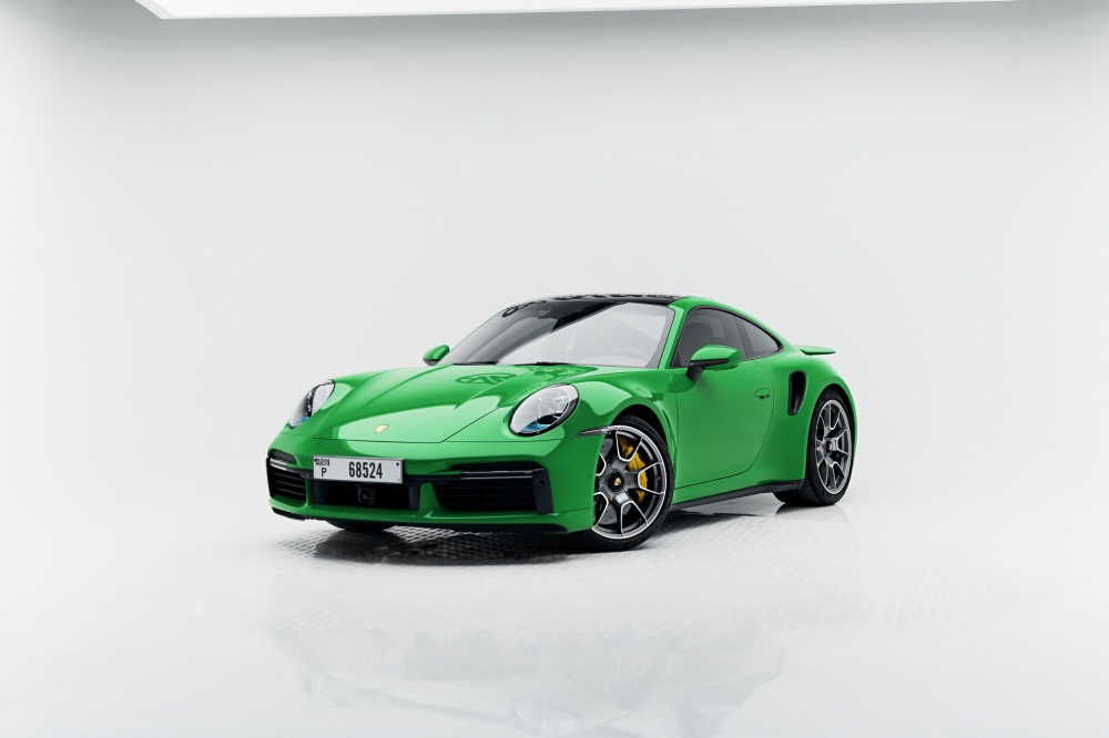 Verde Porsche 911Turbo S 2021