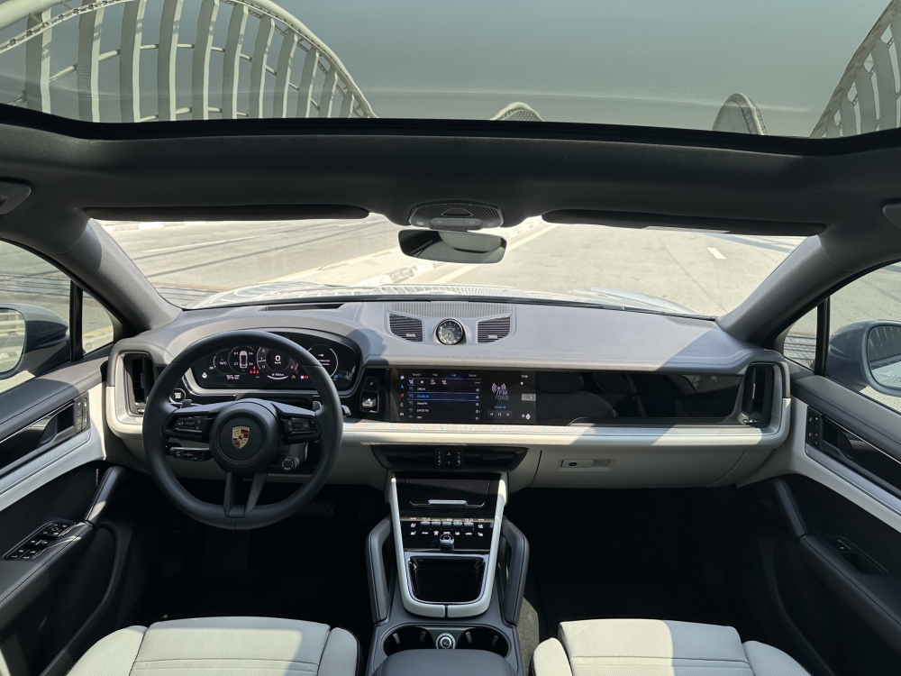 Gray Porsche Cayenne Coupe 2024