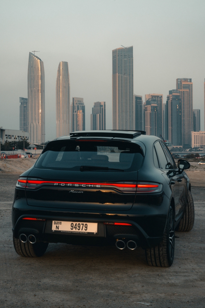 zwart Porsche Macan 2023