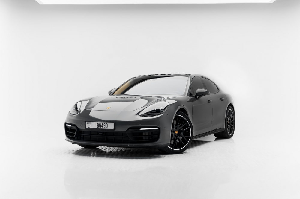 Gray Porsche Panamera 2021