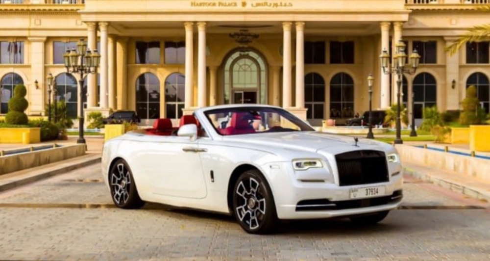 White Rolls Royce Dawn 2016