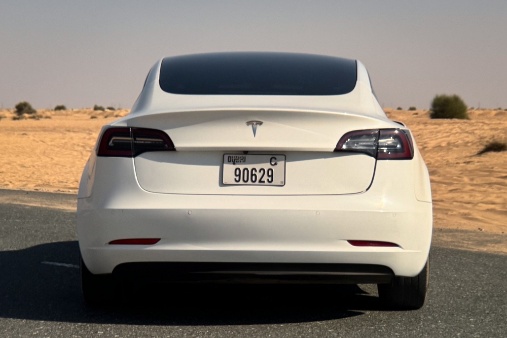 Blanco Tesla Modelo 3 Estándar Plus 2021
