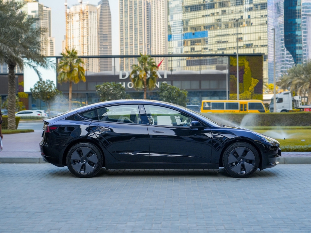 wit Tesla Model 3 Standaard Plus 2023