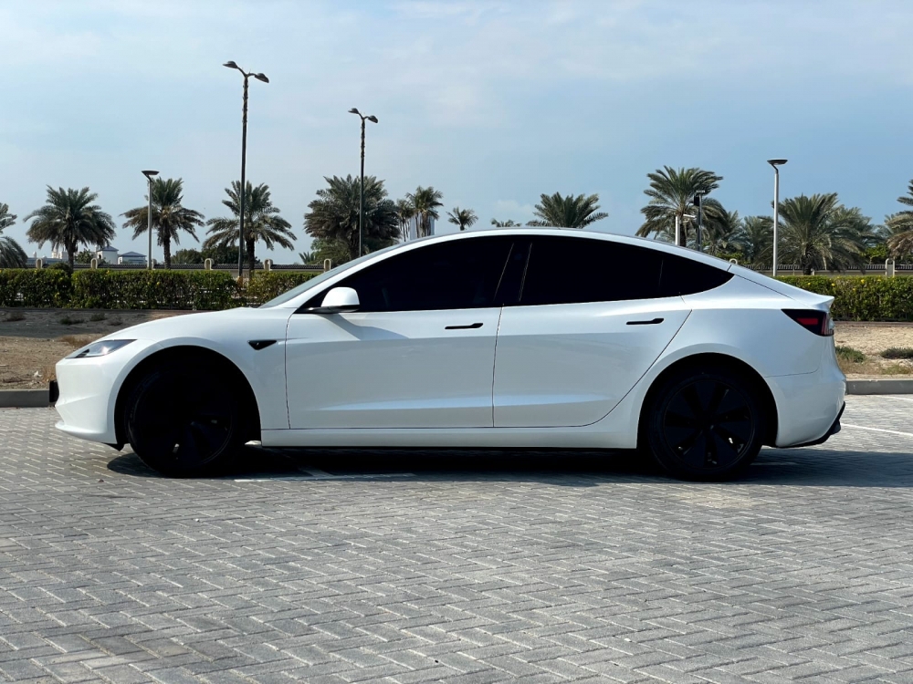 White Tesla Model 3 Standard Plus 2024
