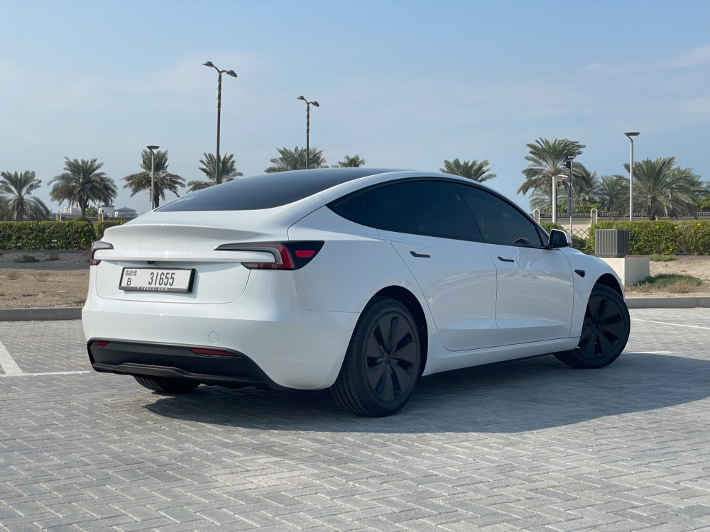 White Tesla Model 3 Standard Plus 2024