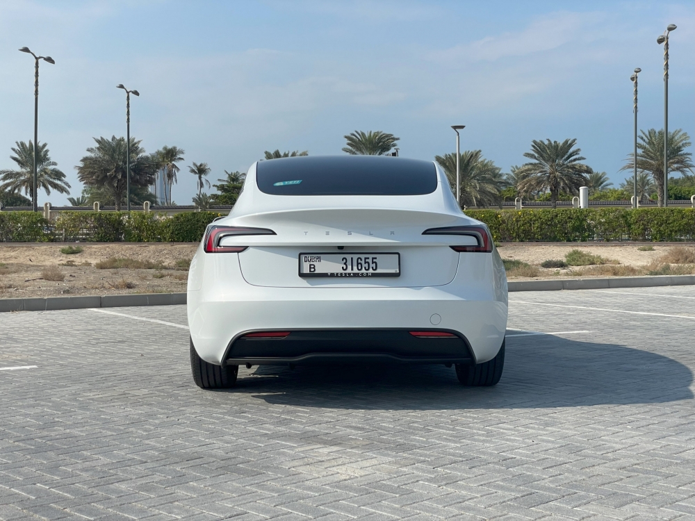 blanc Tesla Modèle 3 Standard Plus 2024