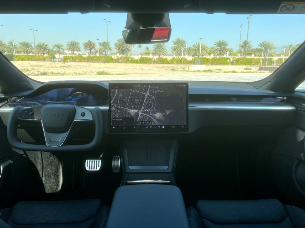 Mavi Tesla Model S Ekose 2023