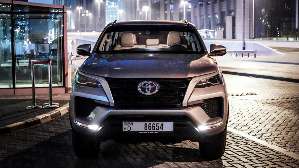 Silver Toyota Fortuner 2023