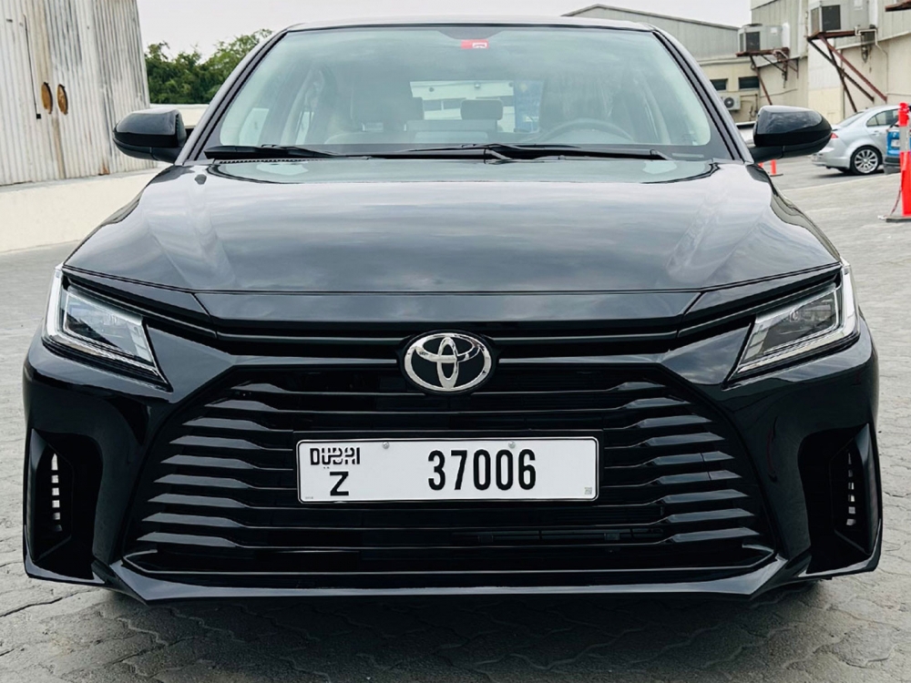 Gray Toyota Yaris 2023