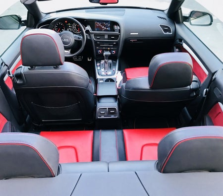 Rent Audi A5 Convertible 2017 in Dubai