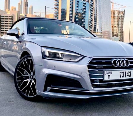 Rent Audi A5 Convertible 2018 in Dubai