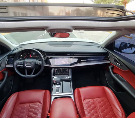 Rent Audi Q8 2020 in Dubai