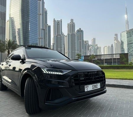 Rent Audi Q8 2021 in Dubai
