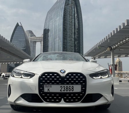 Miete BMW 430i Cabrio 2024 in Dubai