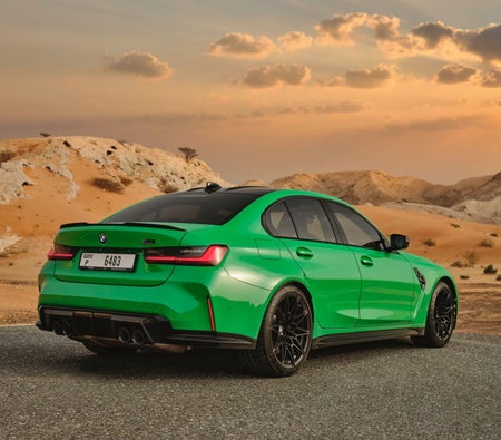 Rent BMW M3 Competition 2021 in Abu Dhabi
