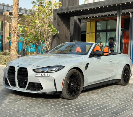 Huur BMW M4 Competitie Cabrio 2022 in Dubai