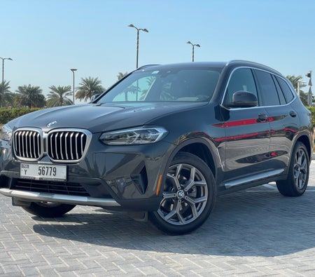 Rent BMW X3 2023 in Abu Dhabi