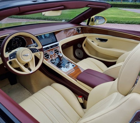 Bentley Continental GT Convertible Price in Dubai - Convertible Hire Dubai - Bentley Rentals