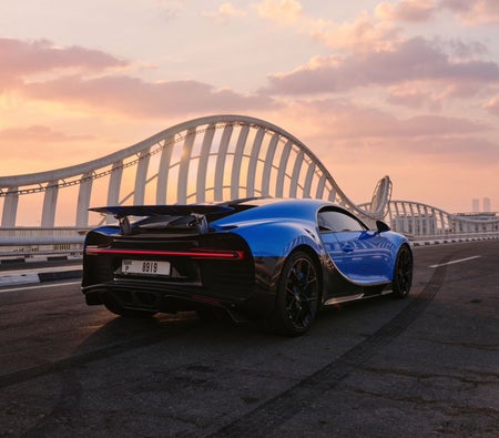 Alquilar Bugatti Deportes Quirón 2022 en Dubai