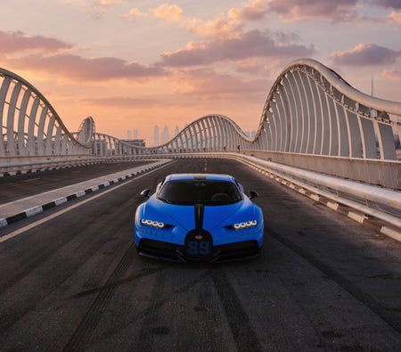 Alquilar Bugatti Deportes Quirón 2022 en Dubai
