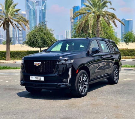 Location Cadillac Escalade Platine Sport 2023 dans Dubai