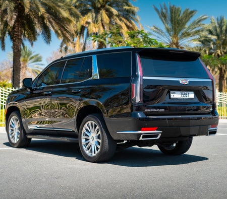 Cadillac Escalade Platinum Sport Price in Dubai - SUV Hire Dubai - Cadillac Rentals