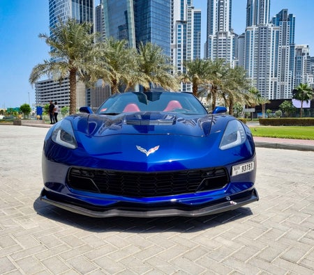 Rent Chevrolet Corvette C7 Stingray Convertible 2019 in Dubai