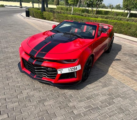 Rent Chevrolet Camaro ZL1 Kit Convertible V6 2020 in Abu Dhabi