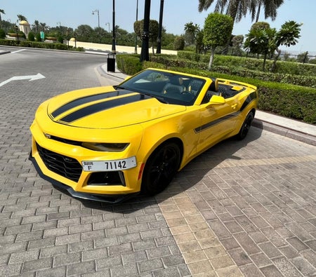 Rent Chevrolet Camaro ZL1 Kit Convertible V6 2020 in Abu Dhabi
