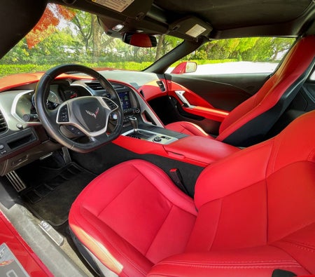 Rent Chevrolet Corvette C7 Stingray Convertible 2019 in Dubai