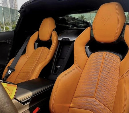 Chevrolet Corvette C8 Stingray Convertible Price in Dubai - Convertible Hire Dubai - Chevrolet Rentals