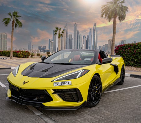 Location Chevrolet Corvette C8 Stingray Cabriolet 2021 dans Dubai