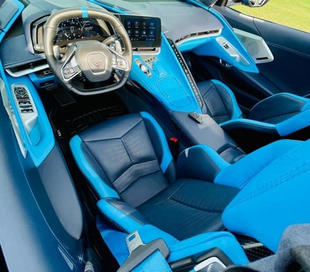 Rent Chevrolet Corvette C8 Stingray Convertible 2022 in Dubai