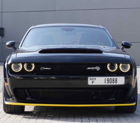 Rent Dodge Challenger RT SCAT Pack V8 2021 in Dubai