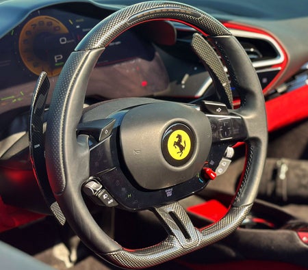 Rent Ferrari 296 GTS Spyder 2023 in Dubai