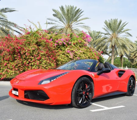 Rent Ferrari 488 Spider 2017 in Sharjah