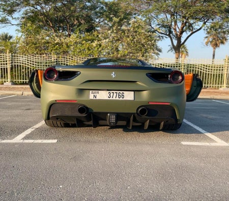 Location Ferrari 488 GTB 2016 dans Dubai