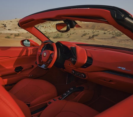 Rent Ferrari 488 Spider 2018 in Dubai