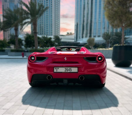 Affitto Ferrari 488 Ragno 2018 in Dubai