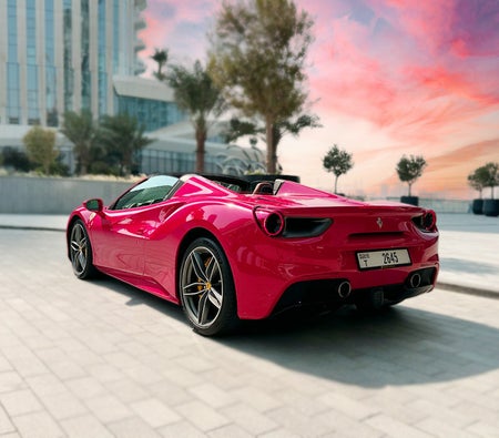 Huur Ferrari 488 Spin 2018 in Dubai