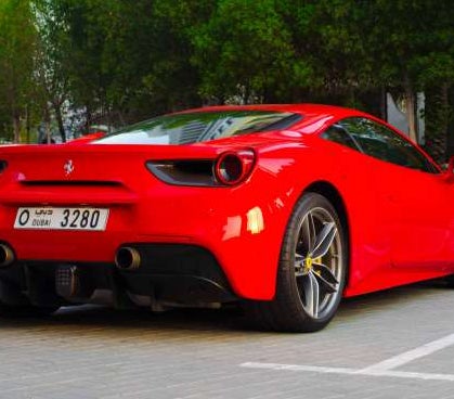 Rent Ferrari 488 GTB 2016 in Abu Dhabi
