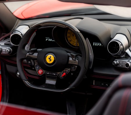 Rent Ferrari F8 Tributo Spider 2024 in Dubai